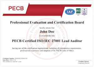 Certification